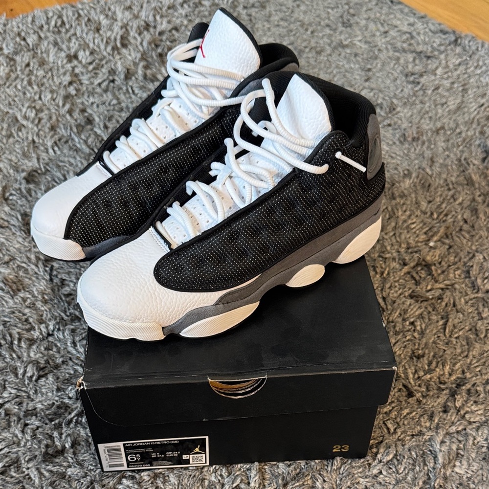 Jordan Athletic Shoes Black and White
